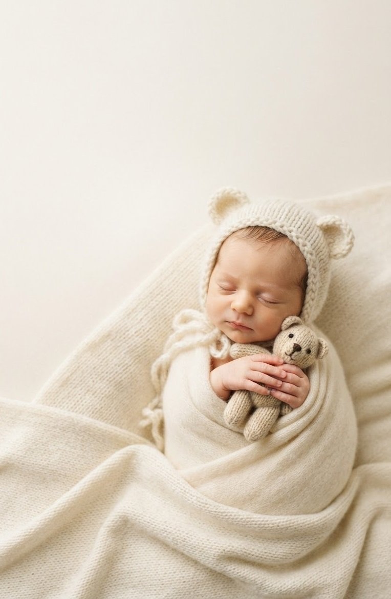 Sleeping newborn baby